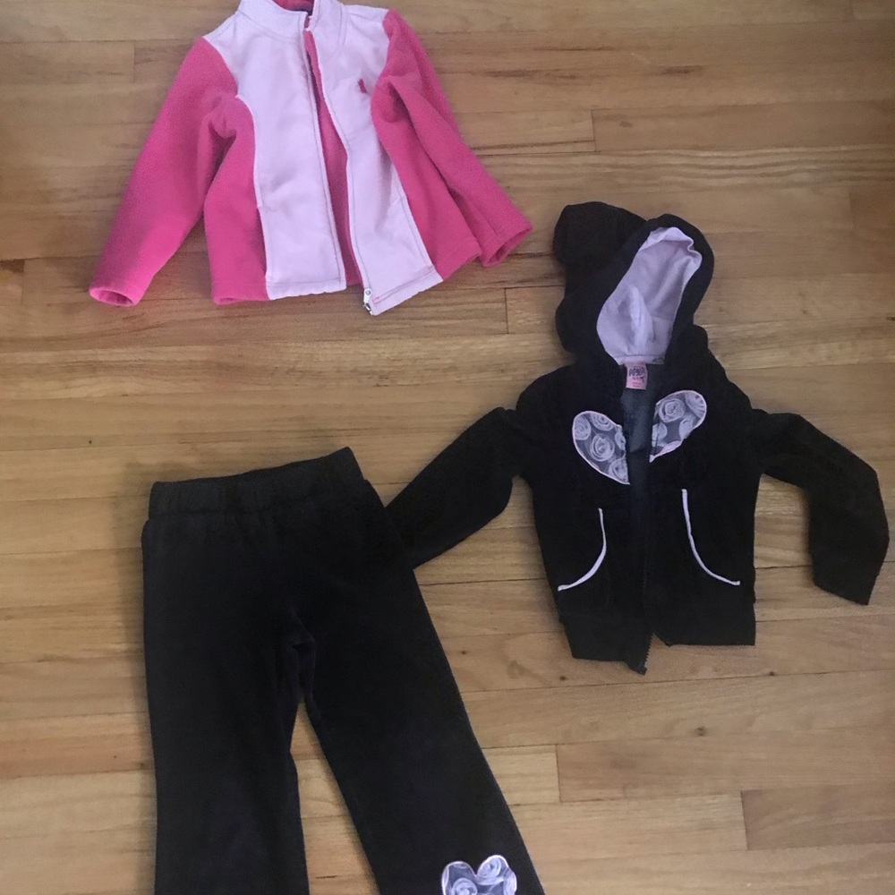 Girls jogging suit and jacket